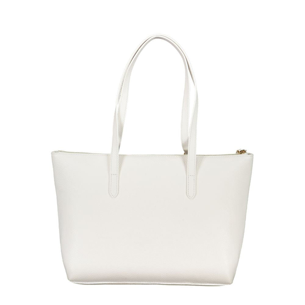 Coccinelle White Leather Handbag