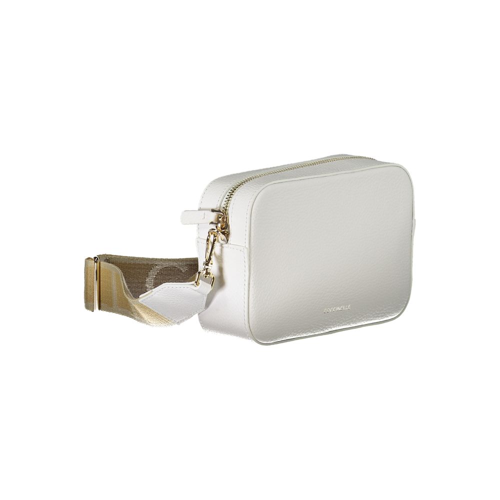 Coccinelle White Leather Handbag