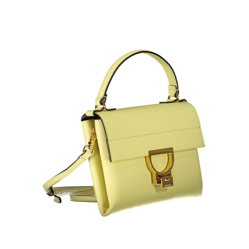 Coccinelle Yellow Leather Handbag