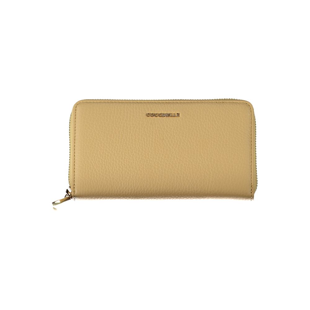 Coccinelle Beige Leather Wallet