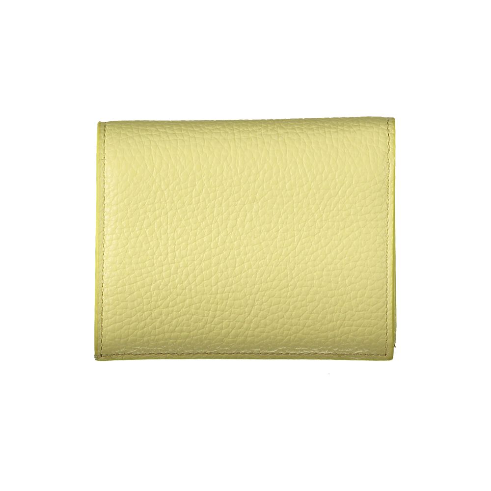 Coccinelle Yellow Leather Wallet