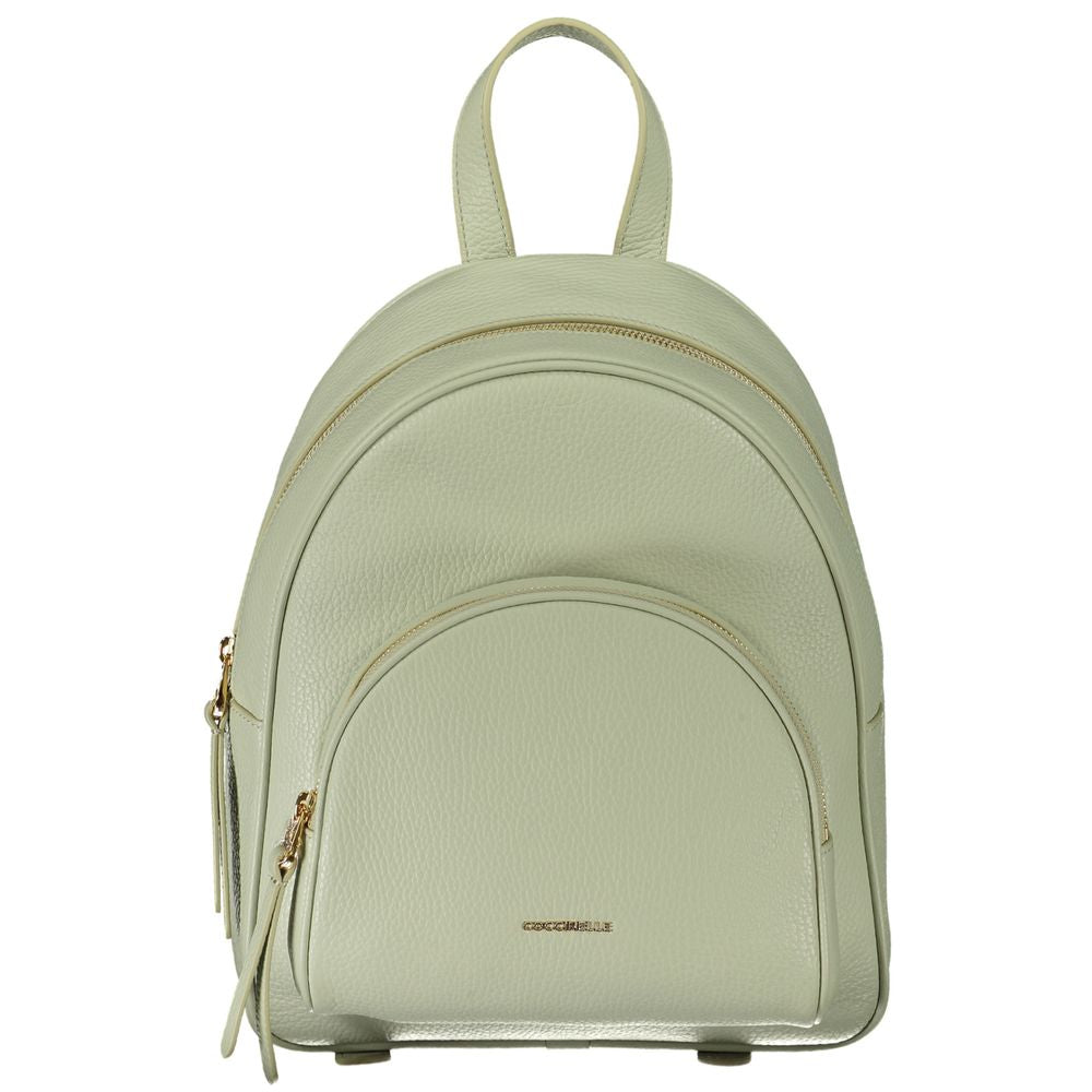 Coccinelle Green Leather Backpack