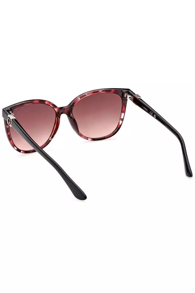 Guess Jeans Chic Square Frame Sunglasses with Contrast Details