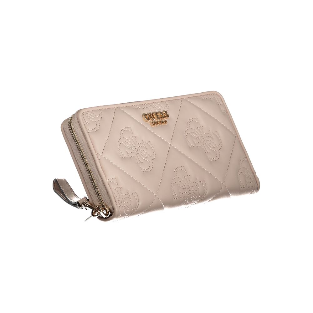 Guess Jeans Beige Polyethylene Wallet