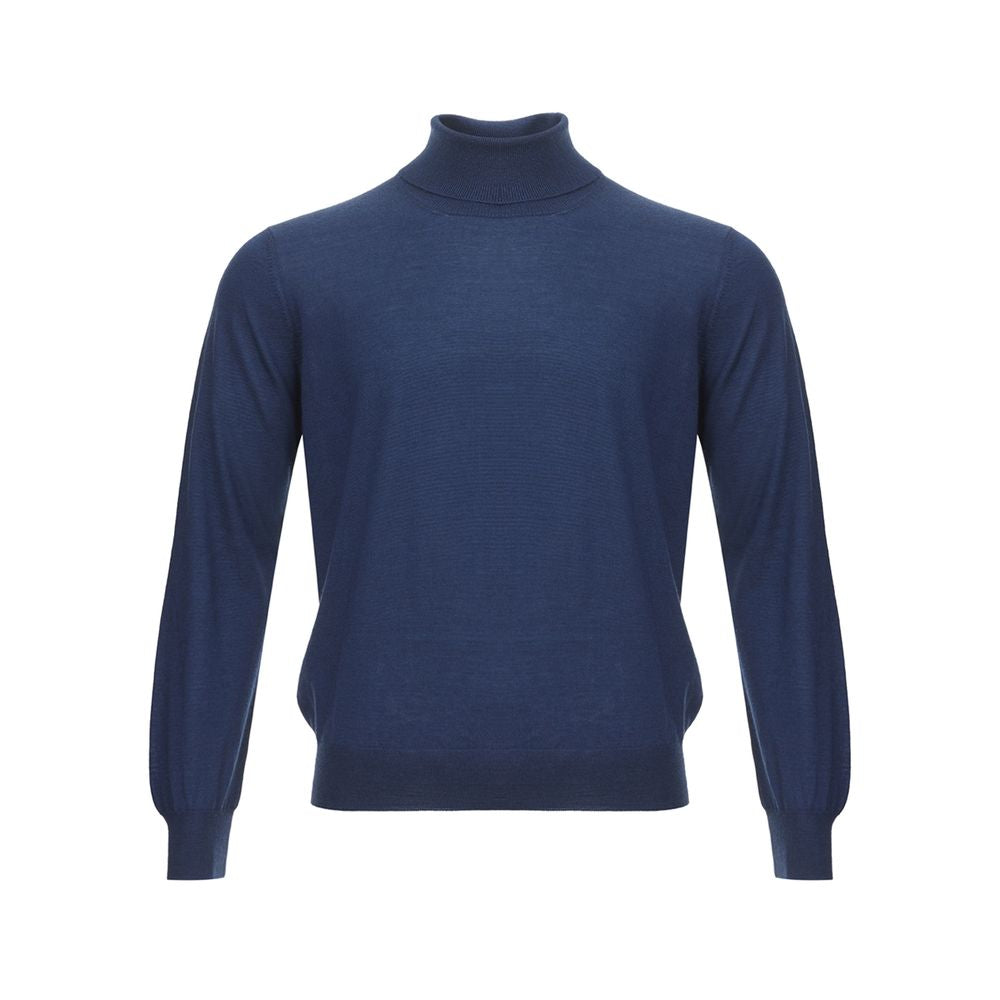 Gran Sasso Elegant Cashmere Blue Men's Sweater