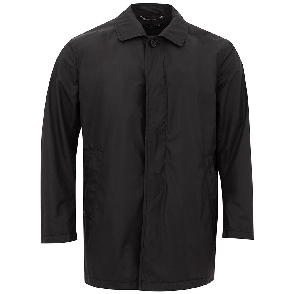 Dolce & Gabbana Elegant Black Polyamide Men's Jacket