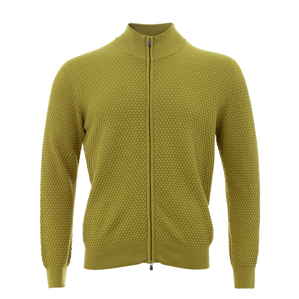 Gran Sasso Sunshine Yellow Italian Cotton Cardigan