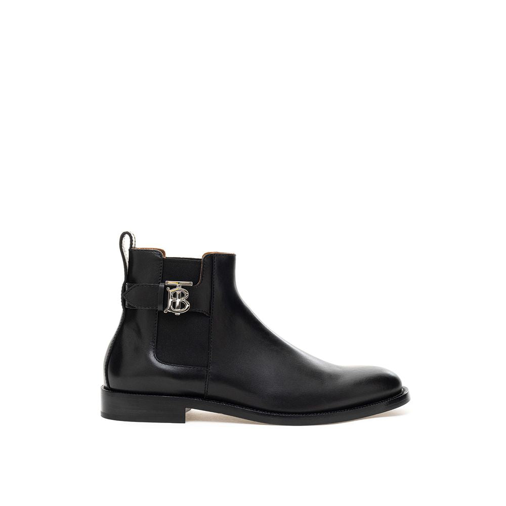 Burberry Black Leather Boot