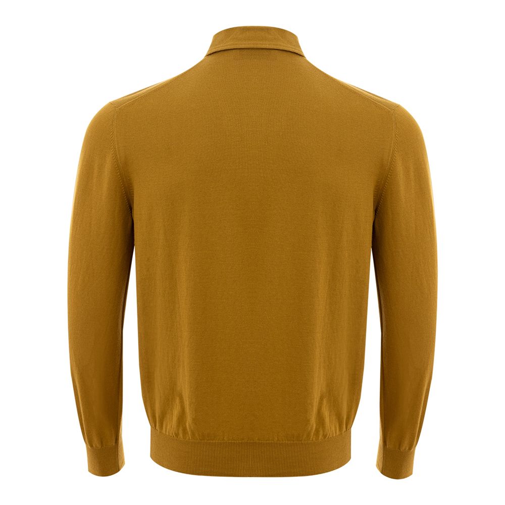 Gran Sasso Sunny Yellow Italian Cotton Polo