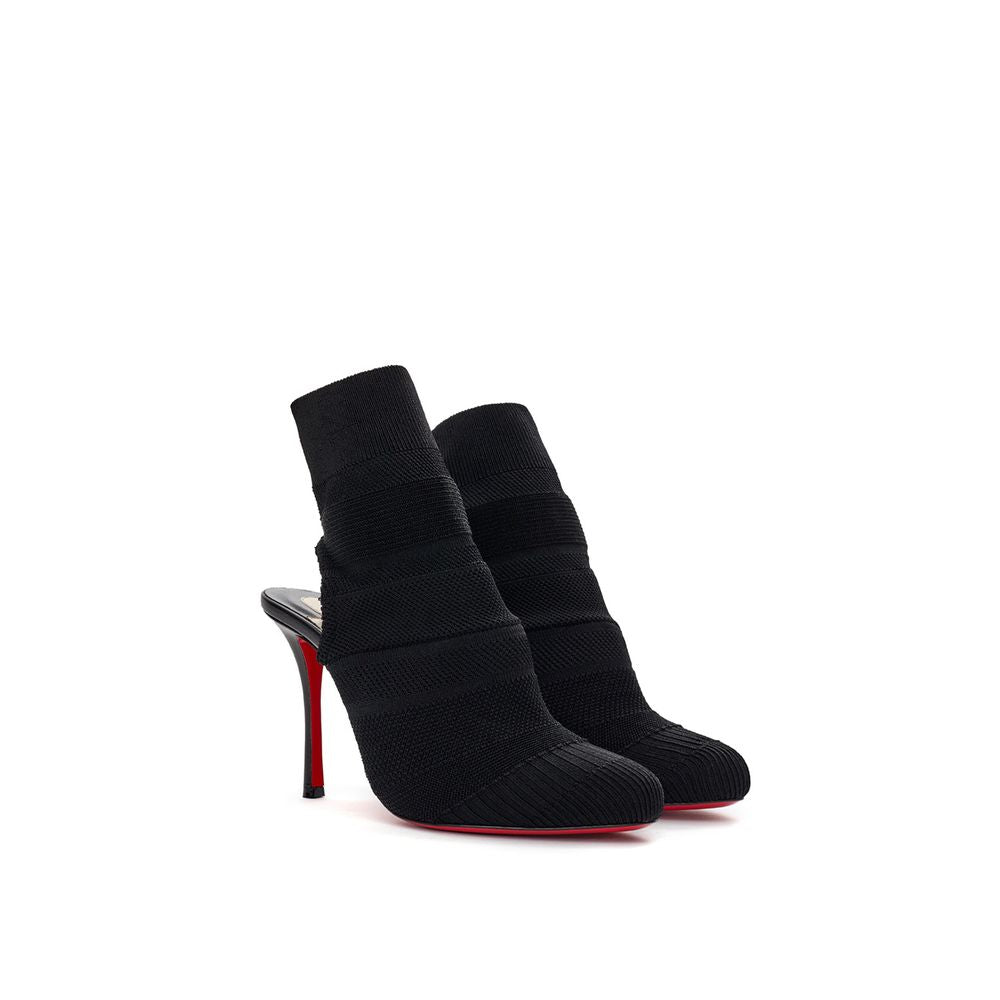 Christian Louboutin Elegant Black Leather Boots