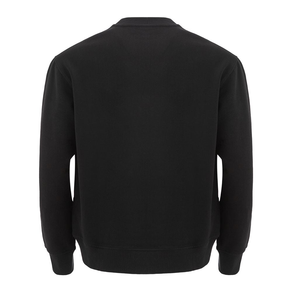 Versace Jeans Versace Cotton Black Sweater Luxury Men's Wear