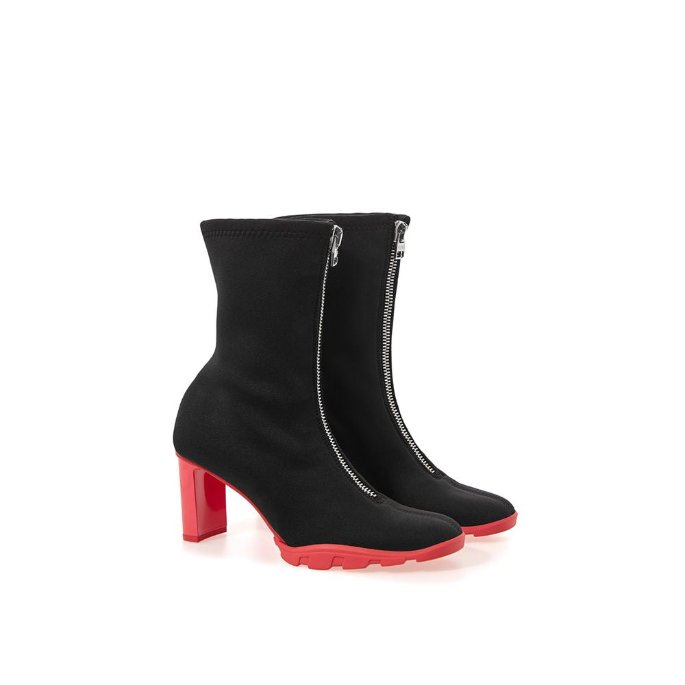 Alexander McQueen Elevated Elegance Neoprene Leather Boots