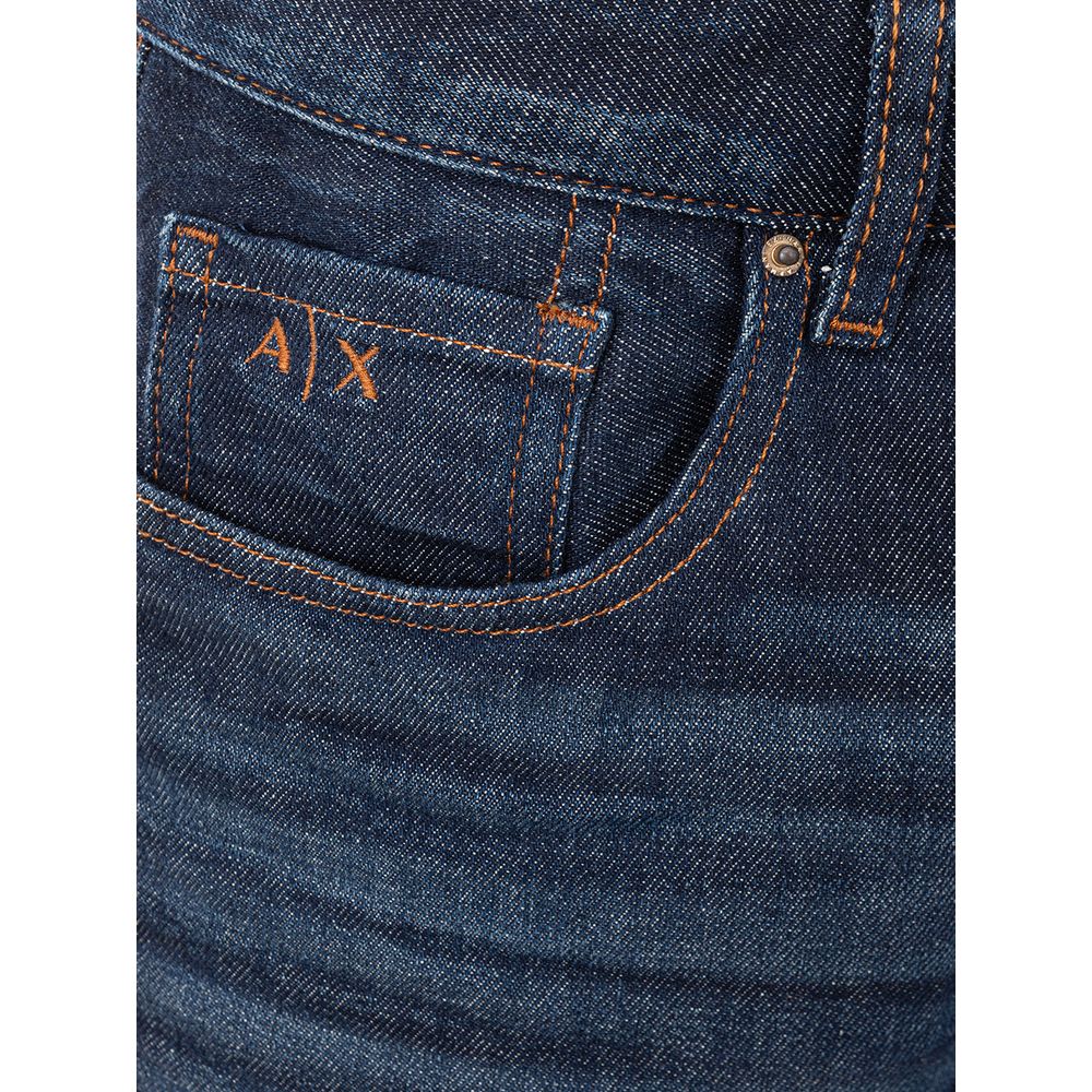 Armani Exchange Chic Blue Cotton Shorts for Men