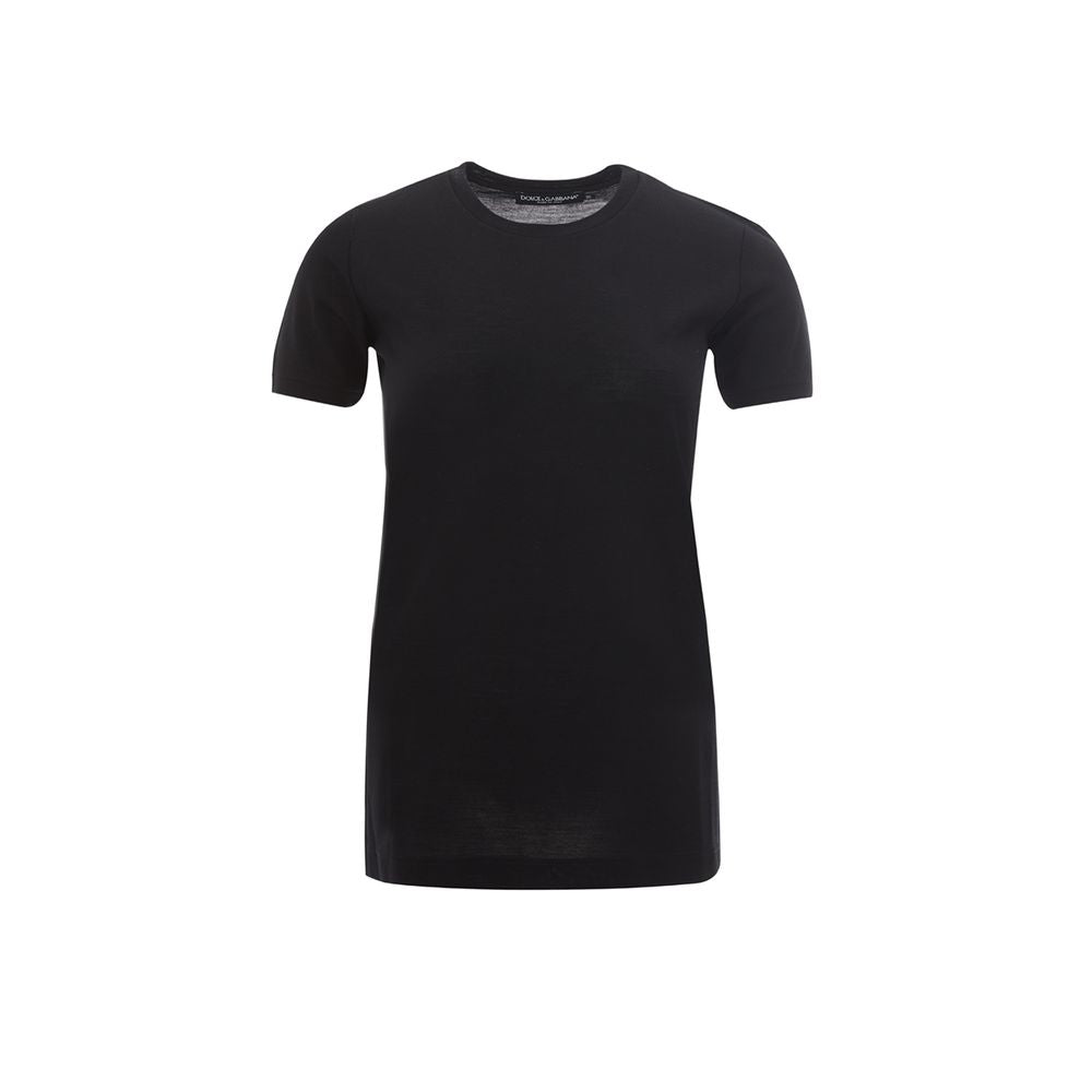 Dolce & Gabbana Elegant Black Cotton Top for Women