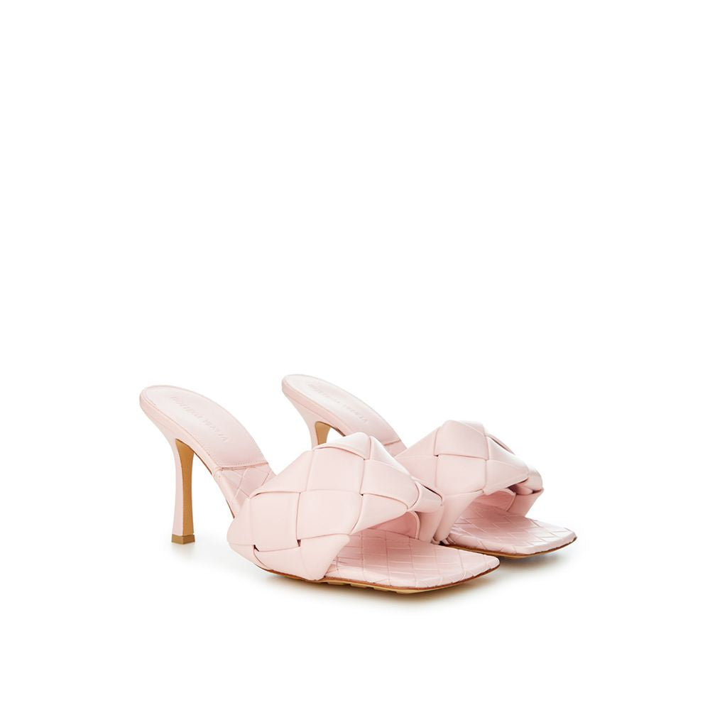 Bottega Veneta Elegant Pink Leather Sandals