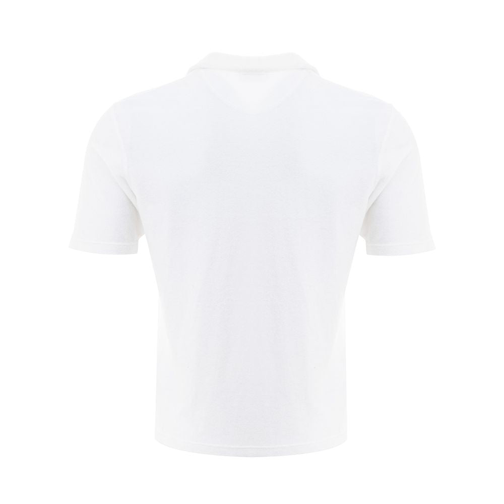 Gran Sasso Elegant White Cotton Polo for Men