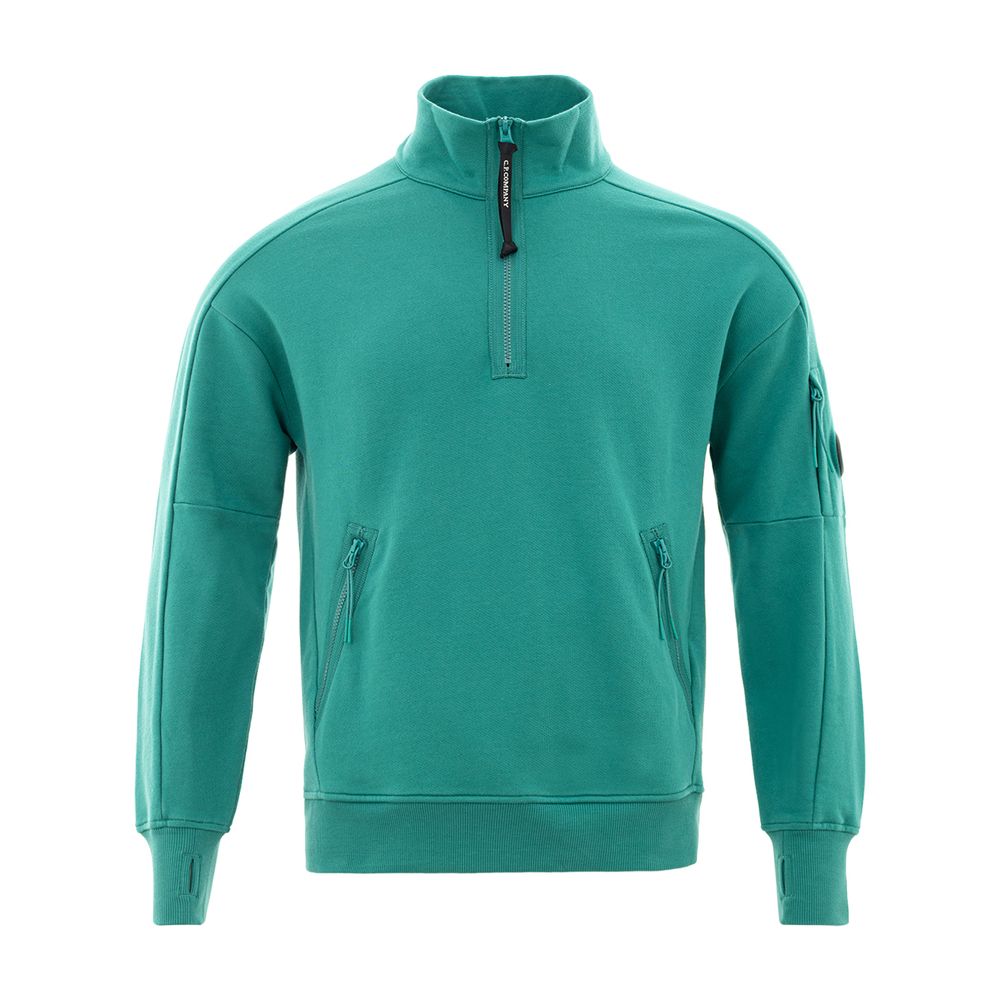 C.P. Company Elegant Green Cotton Sweater for Men