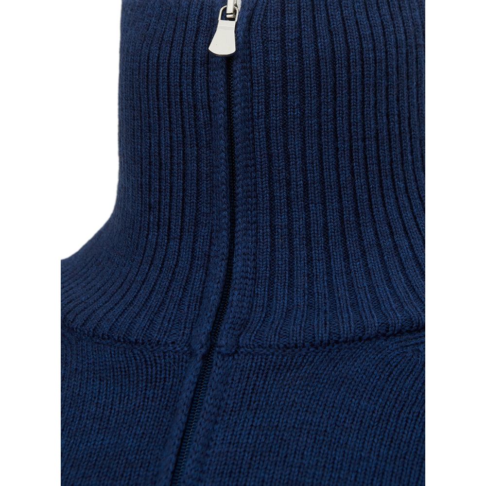 Gran Sasso Elegant Blue Wool Sweater