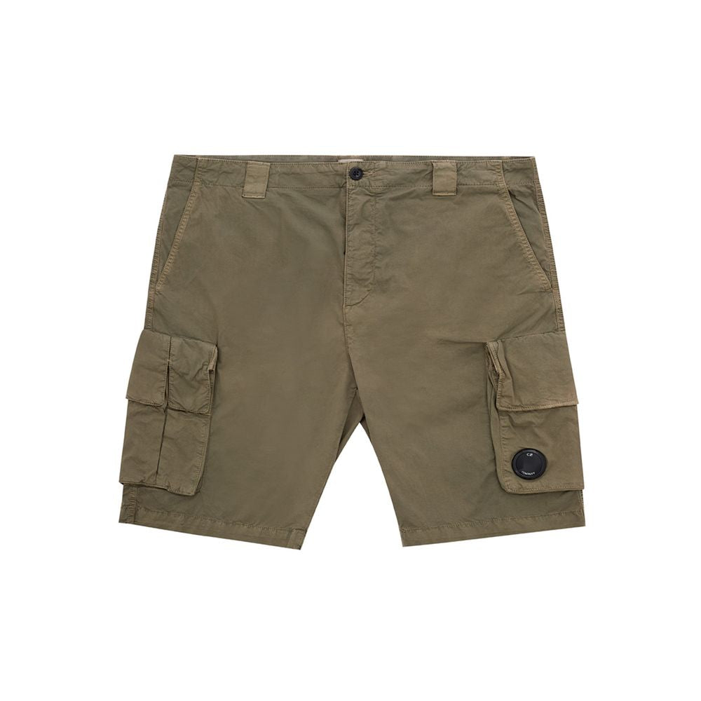 C.P. Company Elevate Your Wardrobe: Chic Army Cotton Shorts