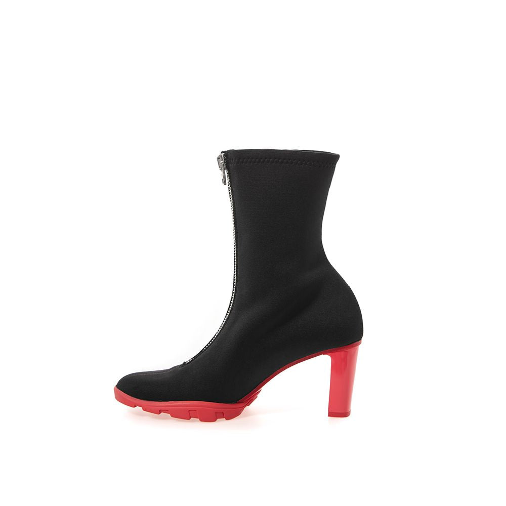 Alexander McQueen Elevated Elegance Neoprene Leather Boots