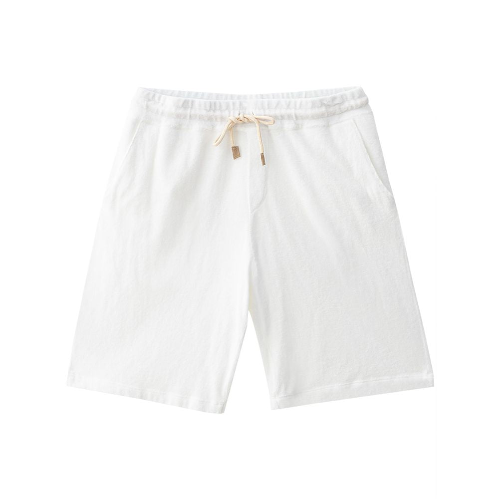 Gran Sasso Elegant White Cotton Shorts for Men