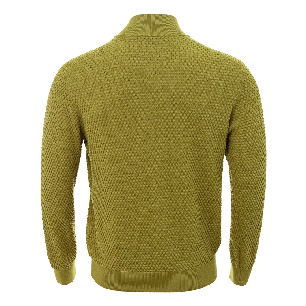 Gran Sasso Sunshine Yellow Italian Cotton Cardigan