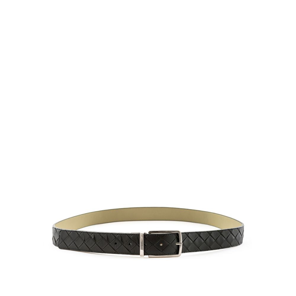 Bottega Veneta Elegant Green Leather Belt for Men