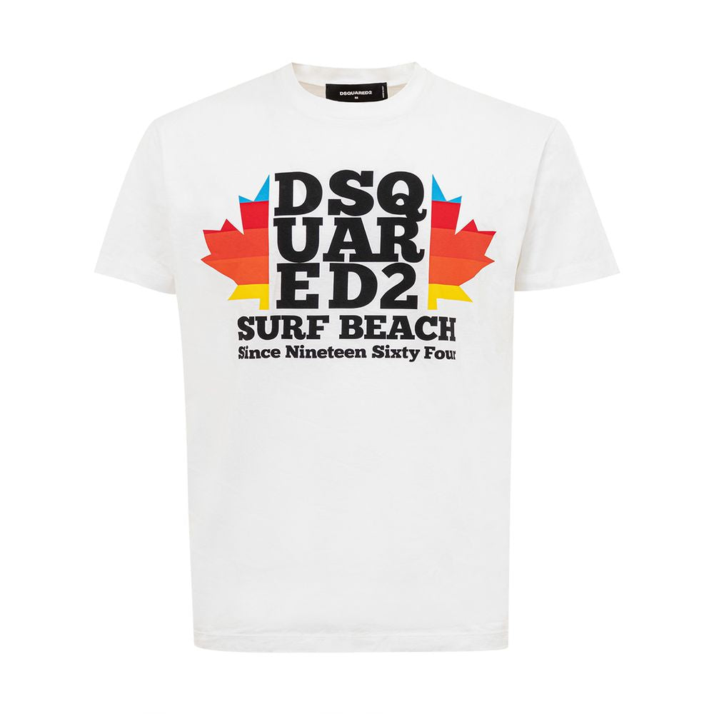 Dsquared² White Cotton T-Shirt