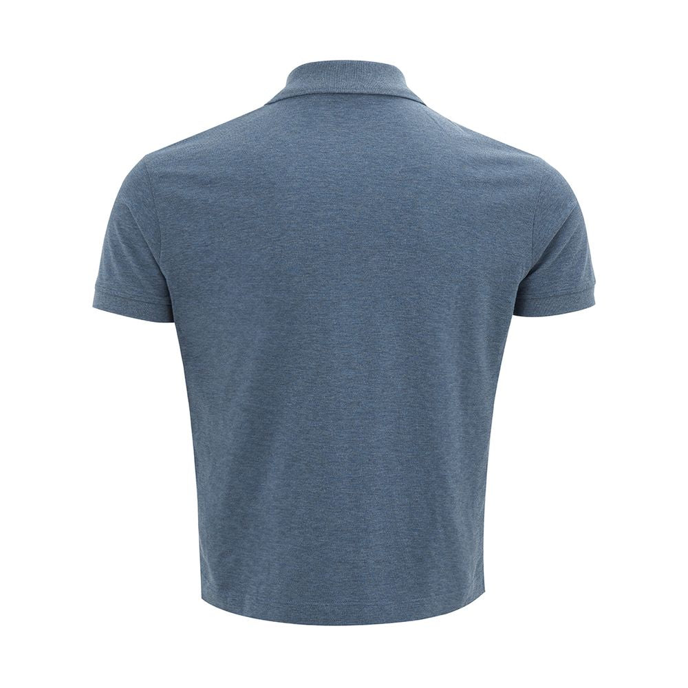 Luca Faloni Fine Cotton Polo in Blue