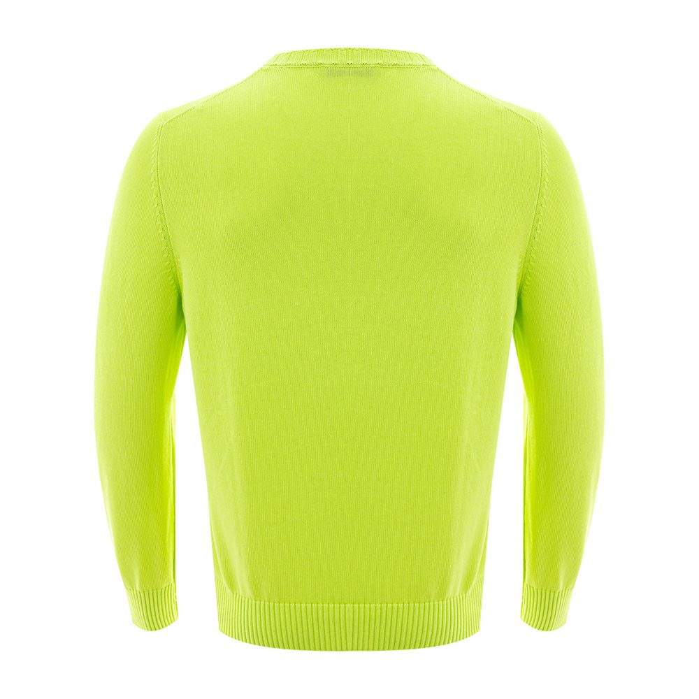 Gran Sasso Sumptuous Cotton Italian Sweater in Vibrant Yellow