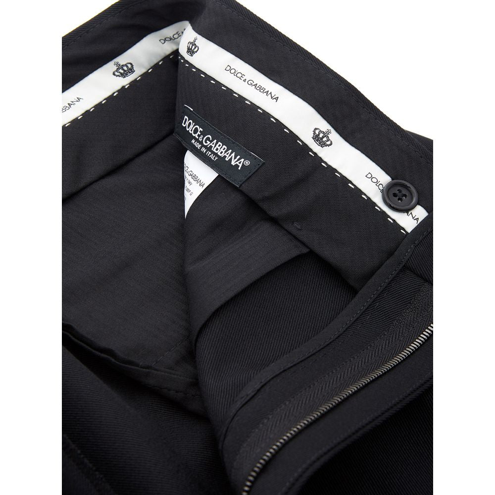 Dolce & Gabbana Elegant Black Polyester Jeans