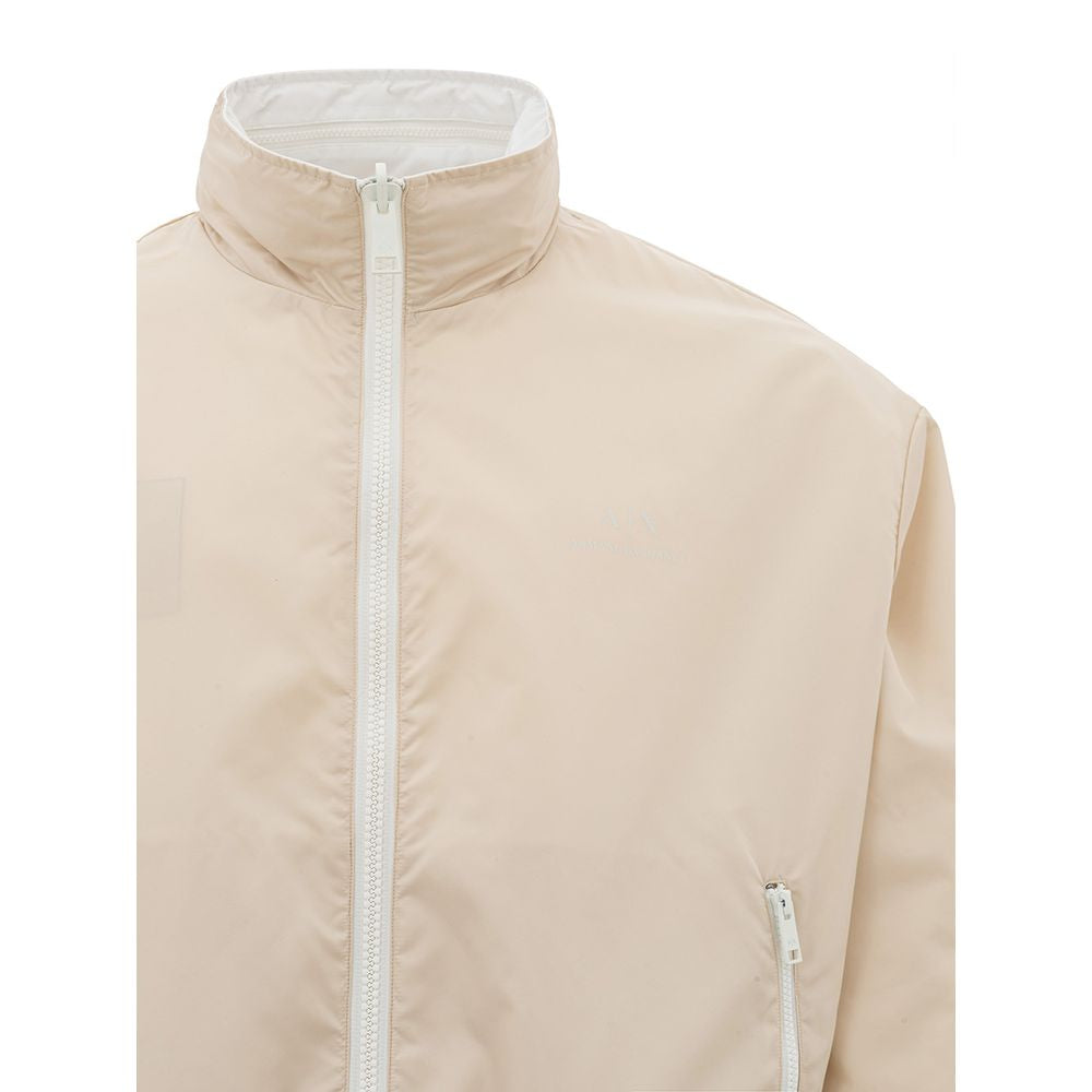 Armani Exchange Beige Polyamide Essential Jacket