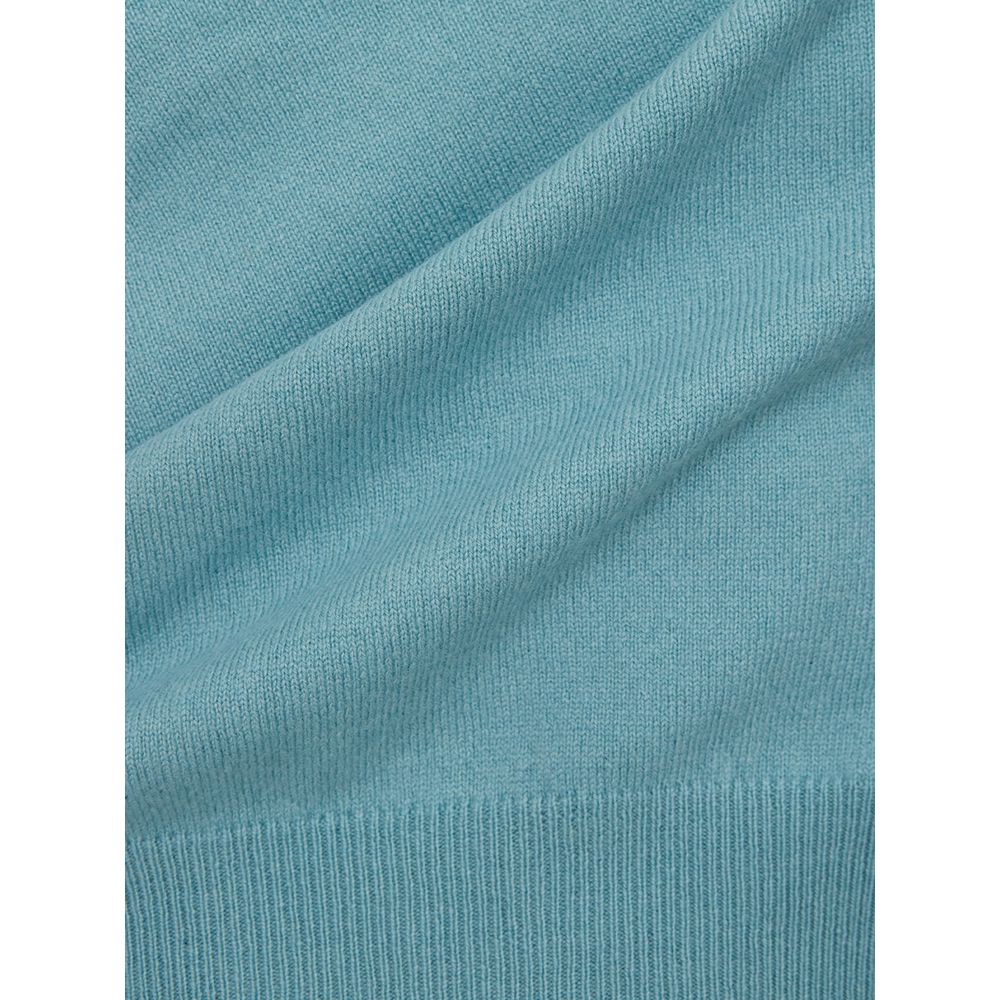 Gran Sasso Turquoise Cashmere Sweater for Men