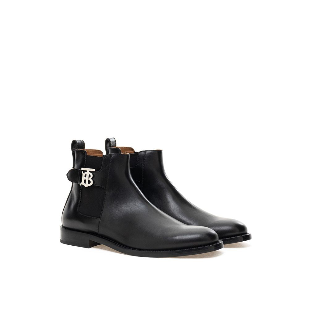 Burberry Black Leather Boot