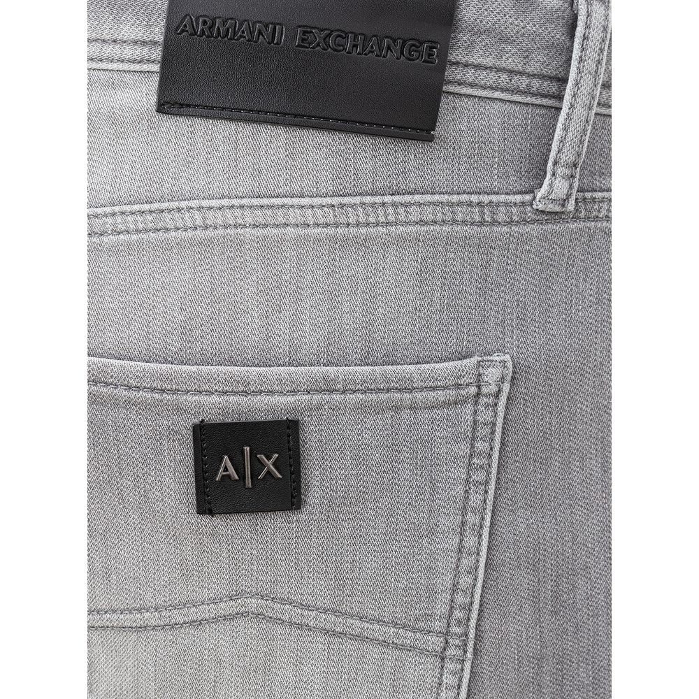 Armani Exchange Charcoal Chic Cotton Jeans