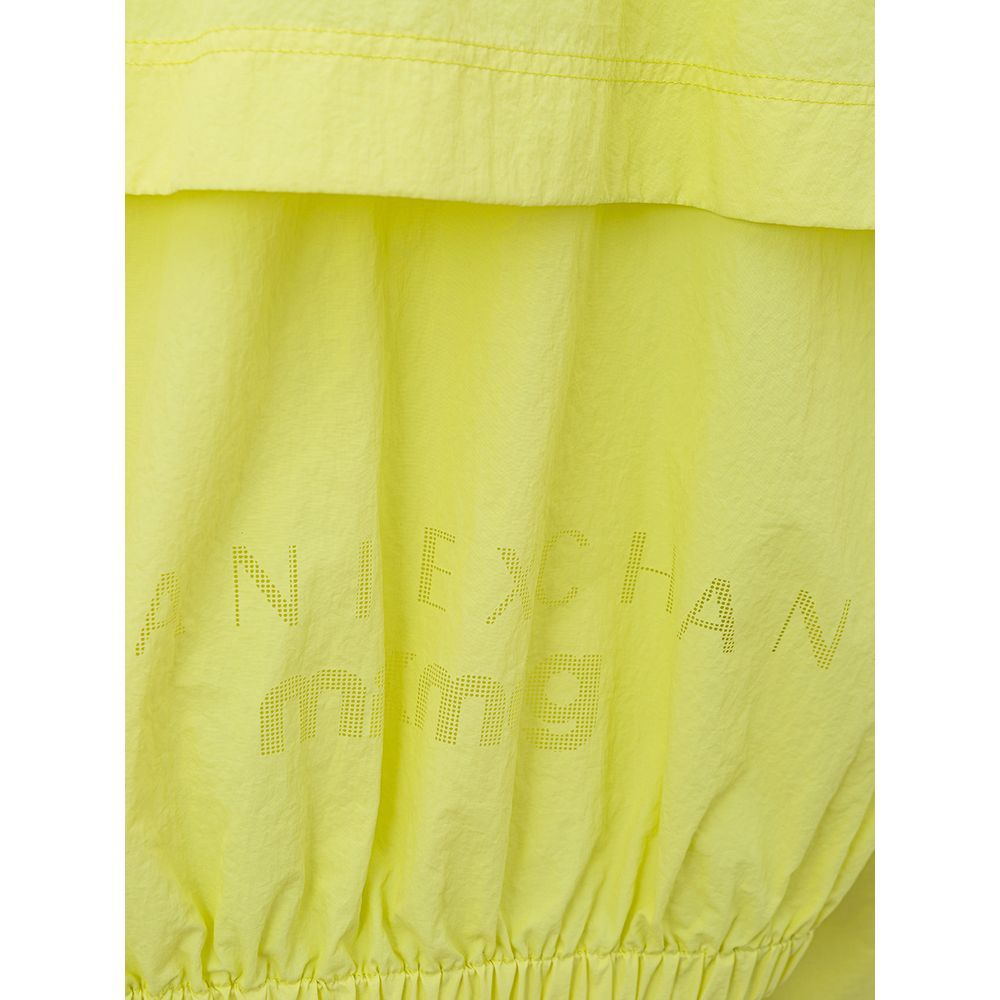 Armani Exchange Chic Yellow Polyamide Jacket