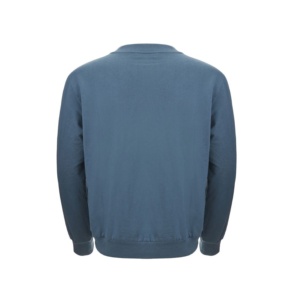 Dolce & Gabbana Elegant Sapphire Cotton Sweater for Men