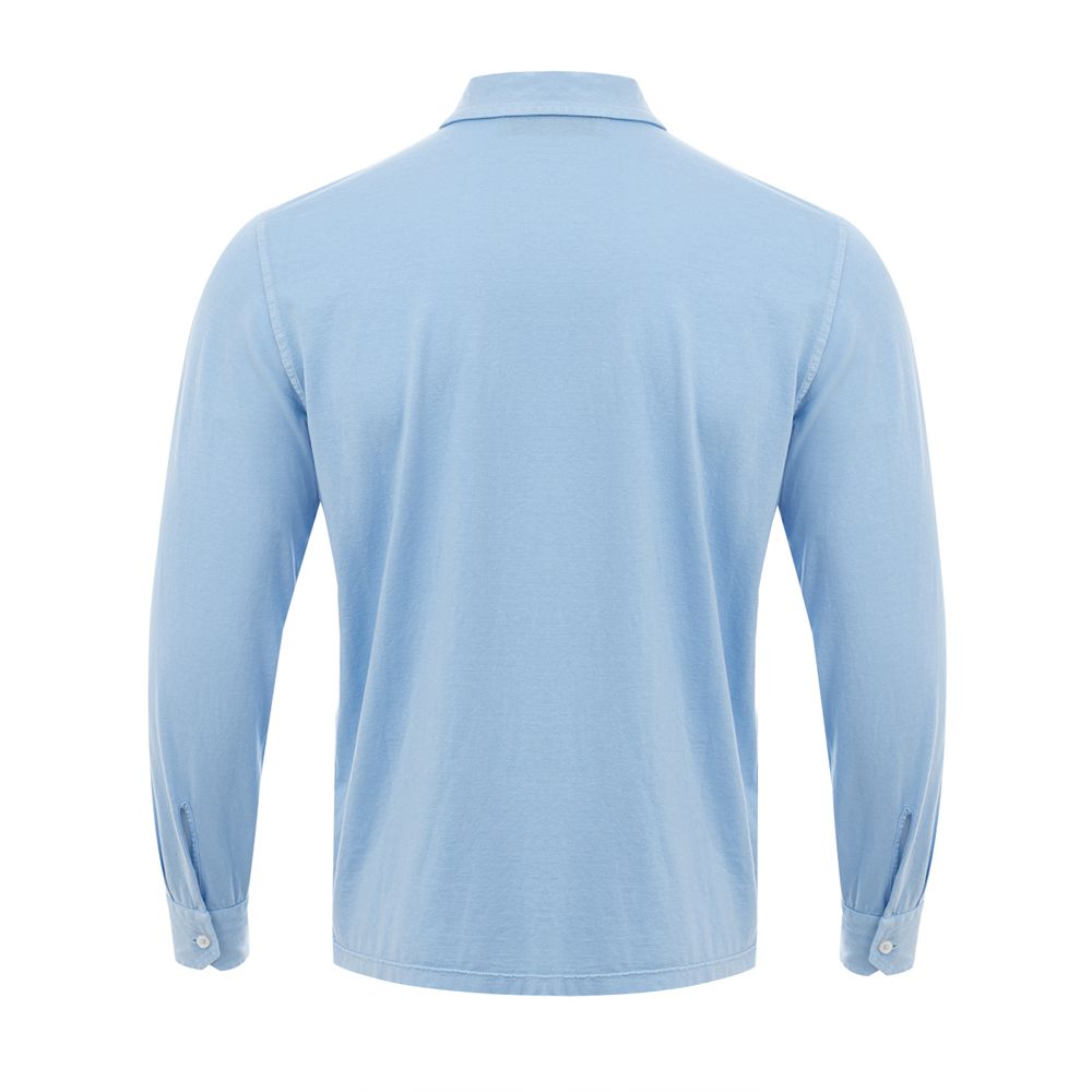 Gran Sasso Elevated Light Blue Cotton Shirt for Men