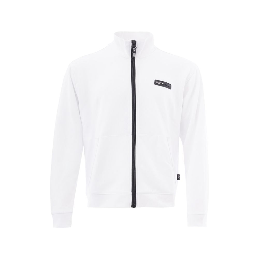 White Cotton Sweater by Plein Sport