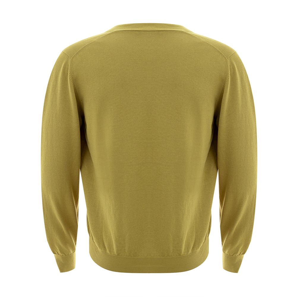 Gran Sasso Sunshine Yellow Wool Cardigan for Men