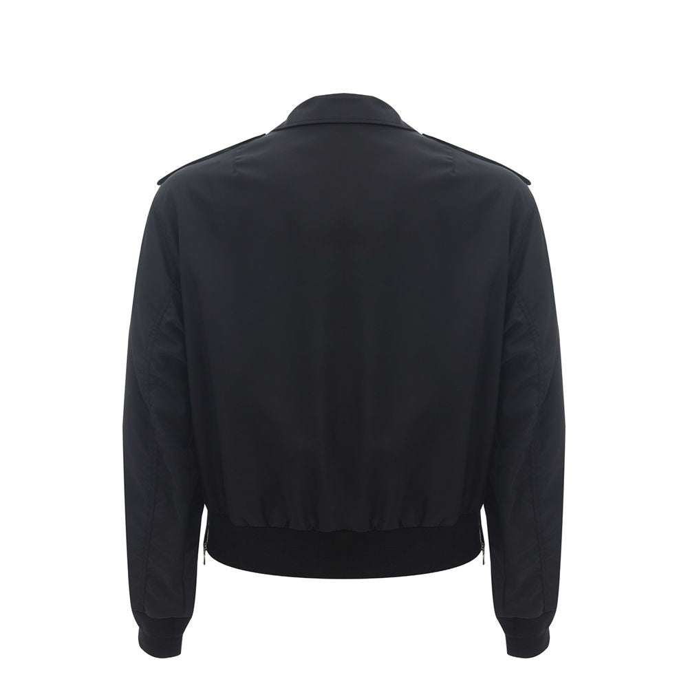 Dolce & Gabbana Sleek Polyamide Black Jacket for Men