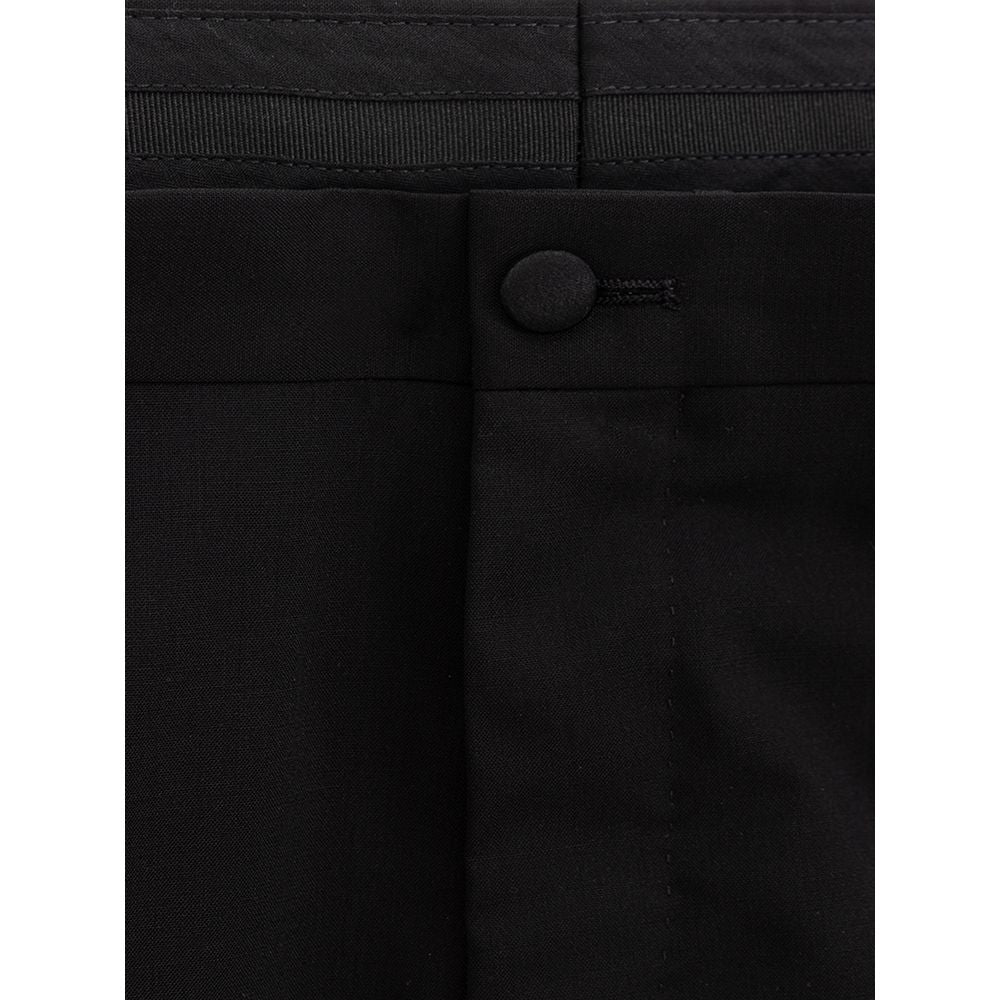 Dolce & Gabbana Elegant Black Wool Trousers