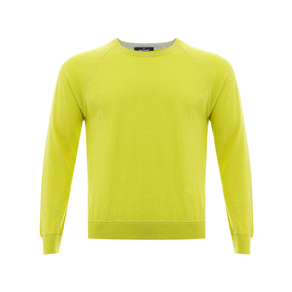 Gran Sasso Radiant Yellow Italian Cotton Sweater