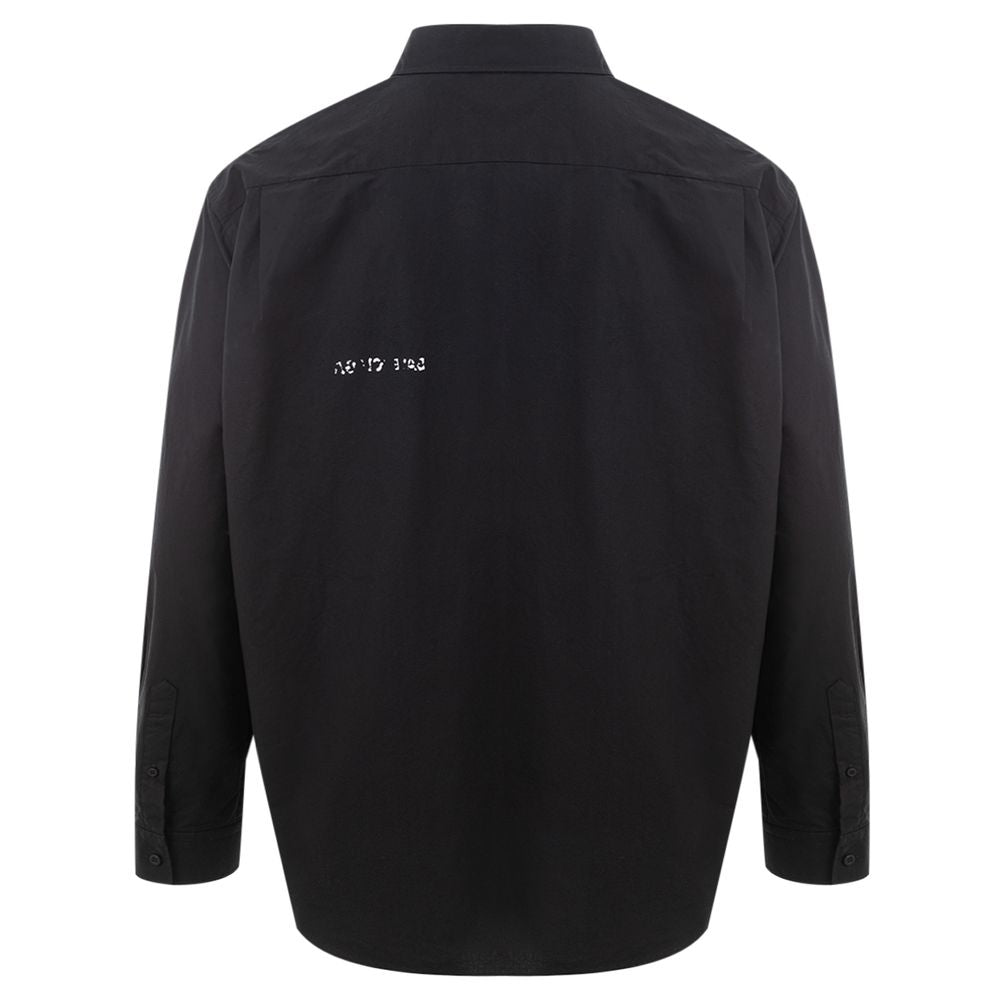 Balenciaga Elegant Black Cotton Designer Shirt