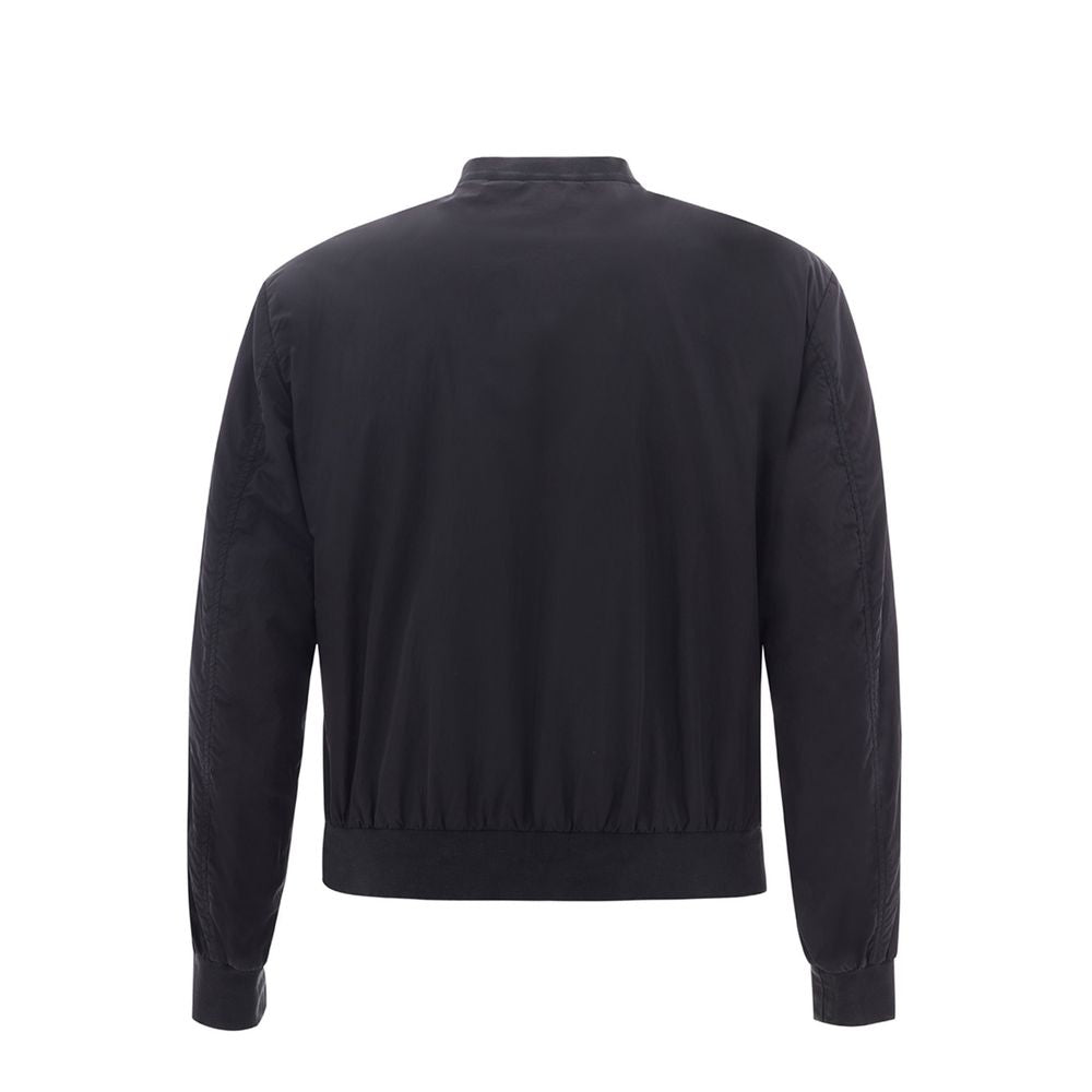 Dolce & Gabbana Sleek Polyamide Black Jacket