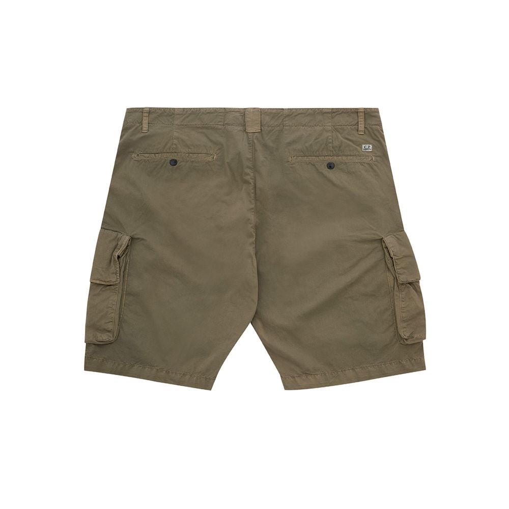 C.P. Company Elevate Your Wardrobe: Chic Army Cotton Shorts