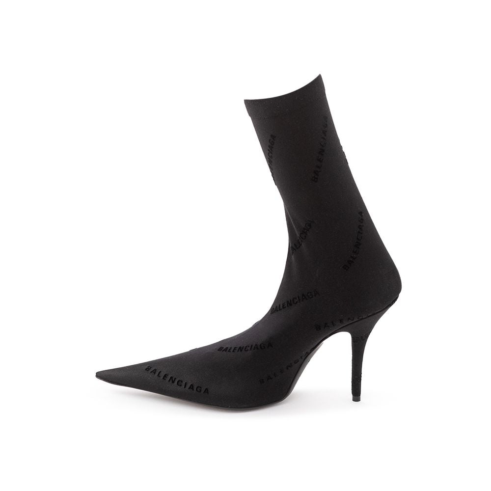 Balenciaga Black Spandex Boot