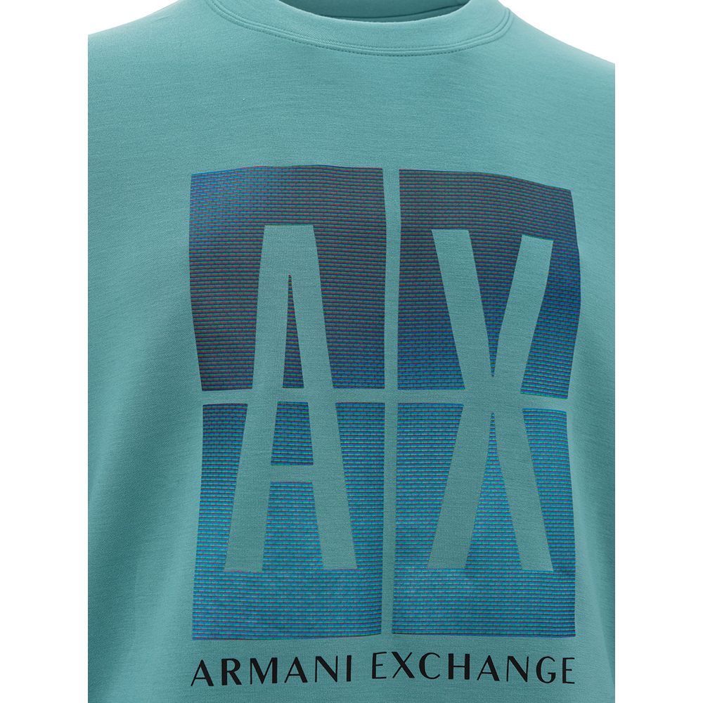 Armani Exchange Sophisticated Green Modal Sweater