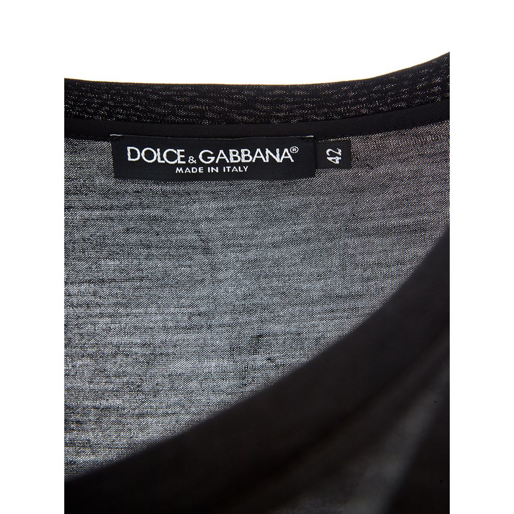 Dolce & Gabbana Elegant Black Cotton Top