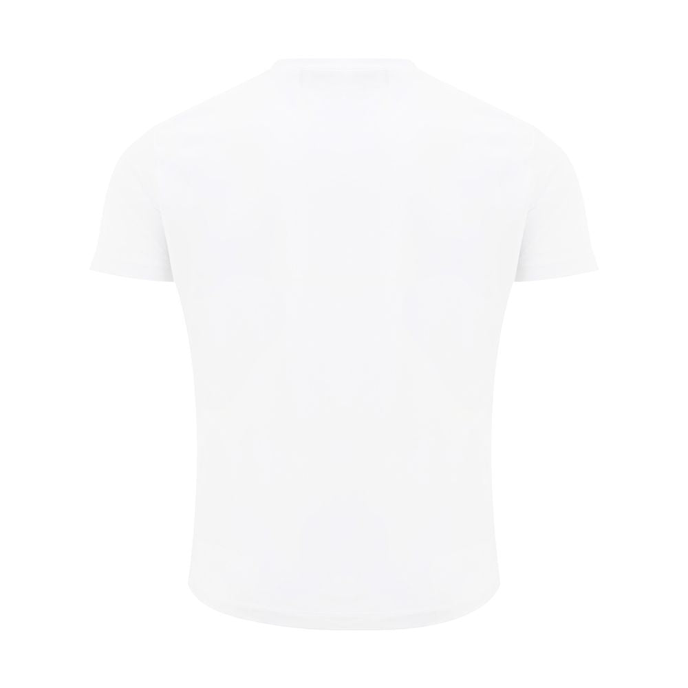 Dsquared² Chic Gray Cotton Tee for the Modern Man